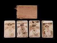 A Group of 44 1940s Original George Burke Chicago Cubs Photographs Owned by Jimmie Wilson,