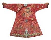 Two Chinese Silk Embroidered Chinese Children's Articles