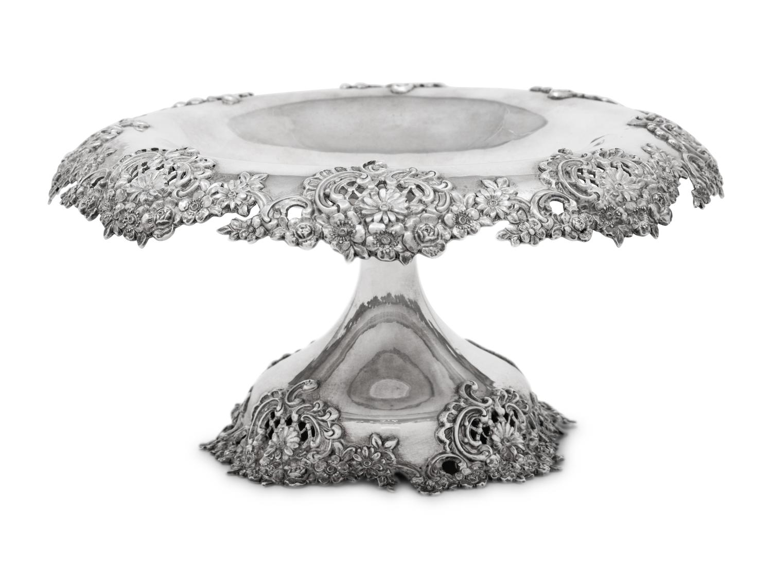 A Tiffany and Co. Silver Tazza