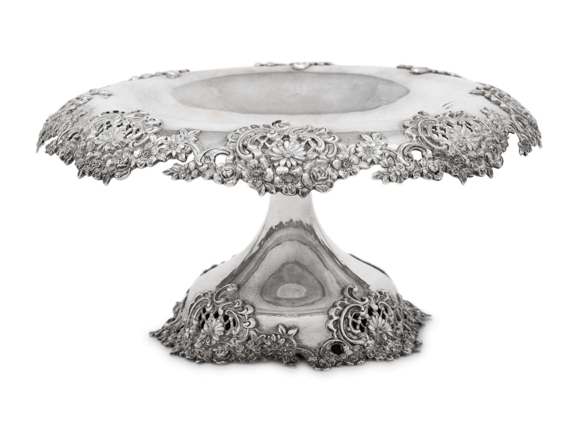 A Tiffany and Co. Silver Tazza
