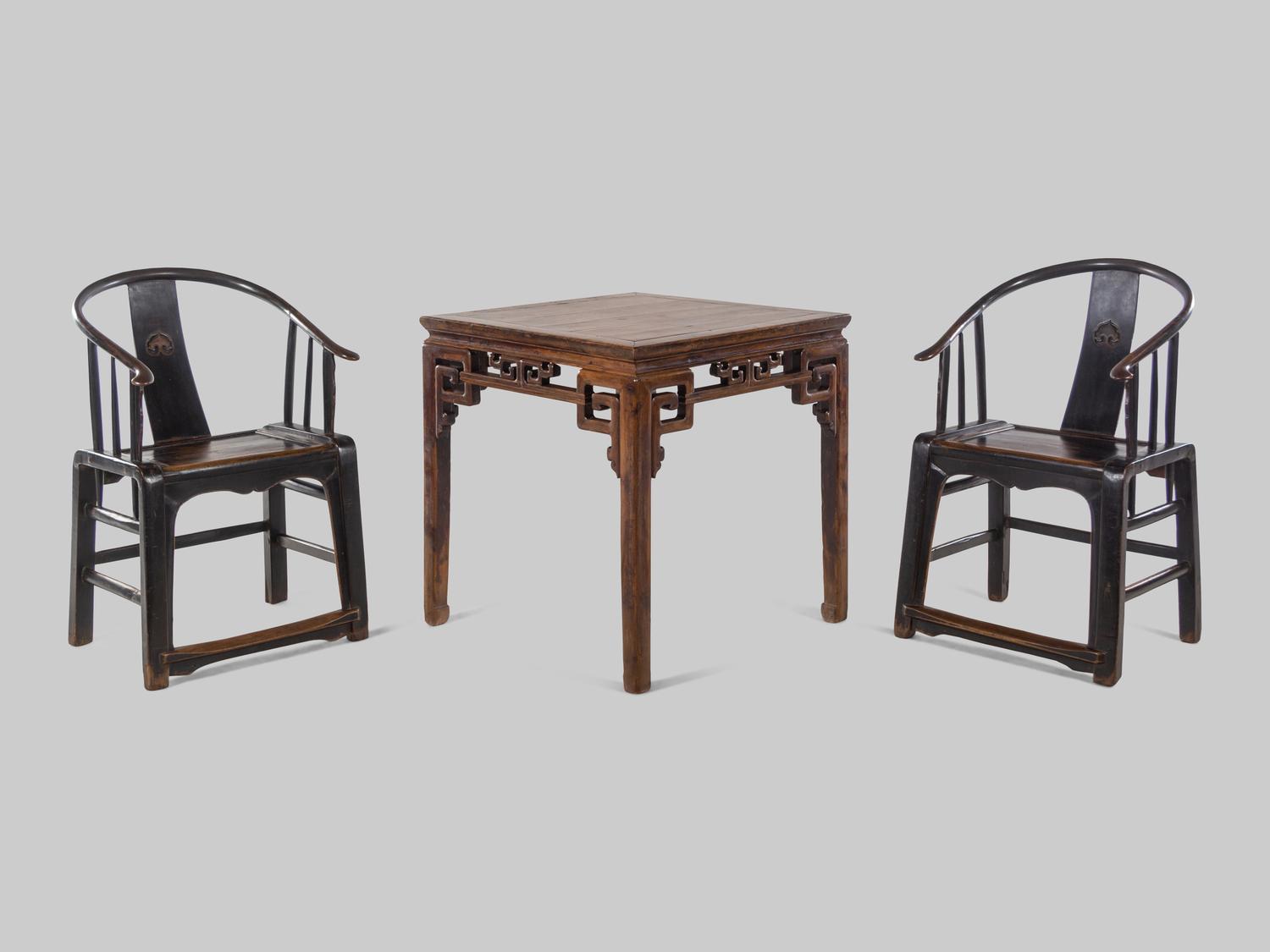 A Set of Chinese Softwood Furniture