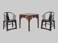 A Set of Chinese Softwood Furniture