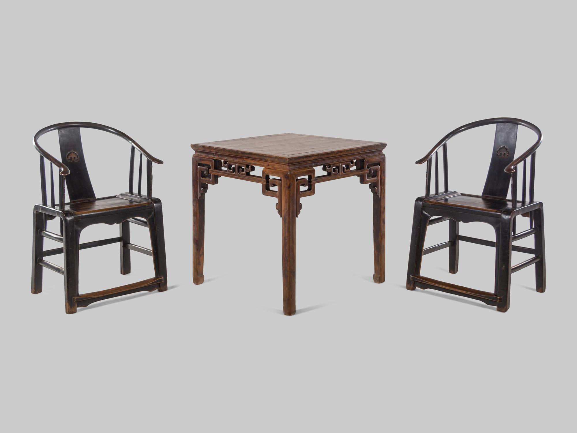A Set of Chinese Softwood Furniture