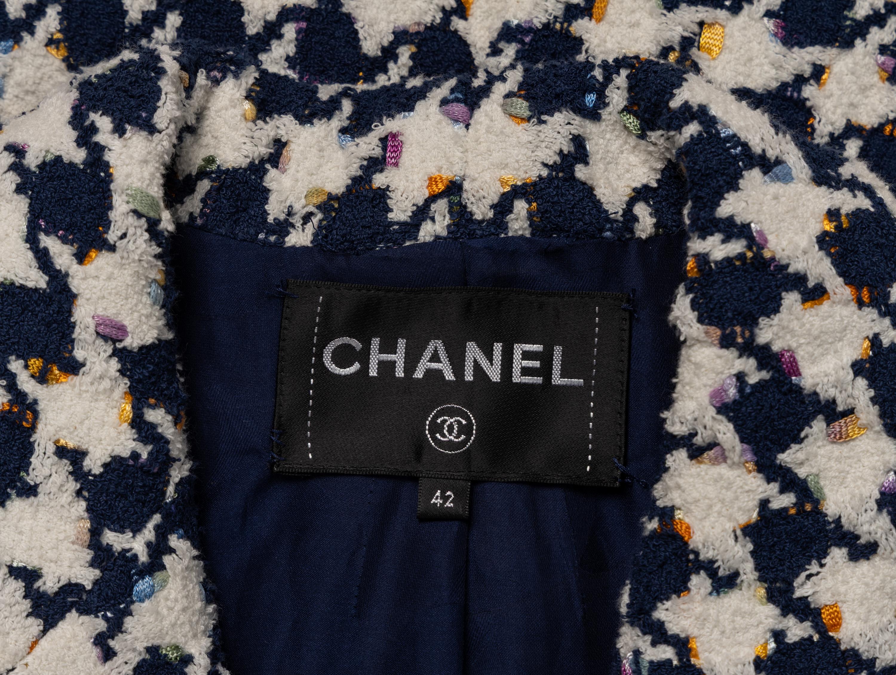 Chanel, Houndstooth Tweed Blazer