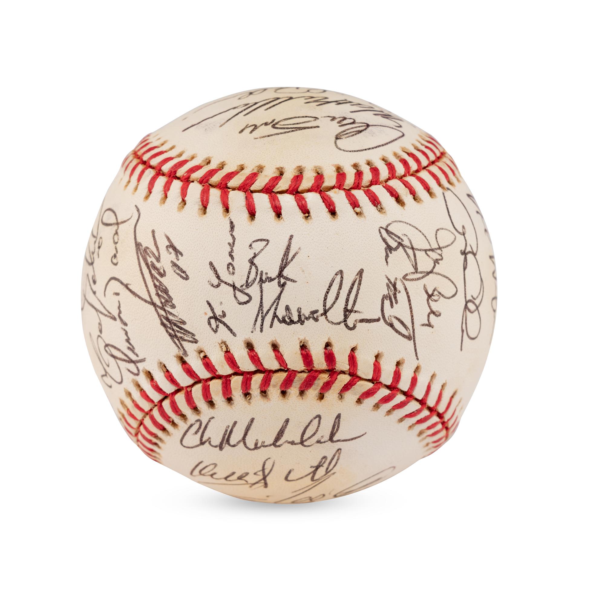 A 1998 Arizona Diamondbacks Team Signed Autograph Baseball