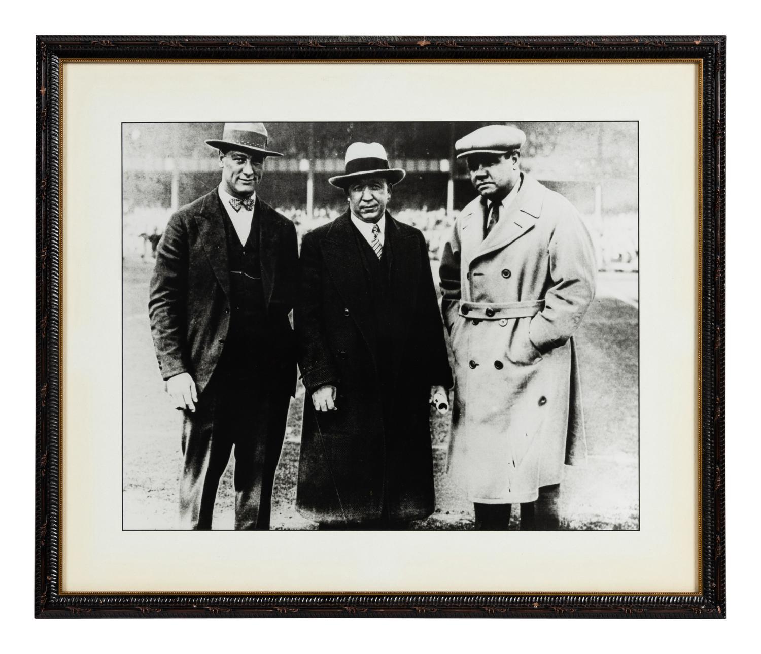 A Group of 11 Photographs of New York Yankees Players Formerly Displayed at Mike Ditka’s Restaurant