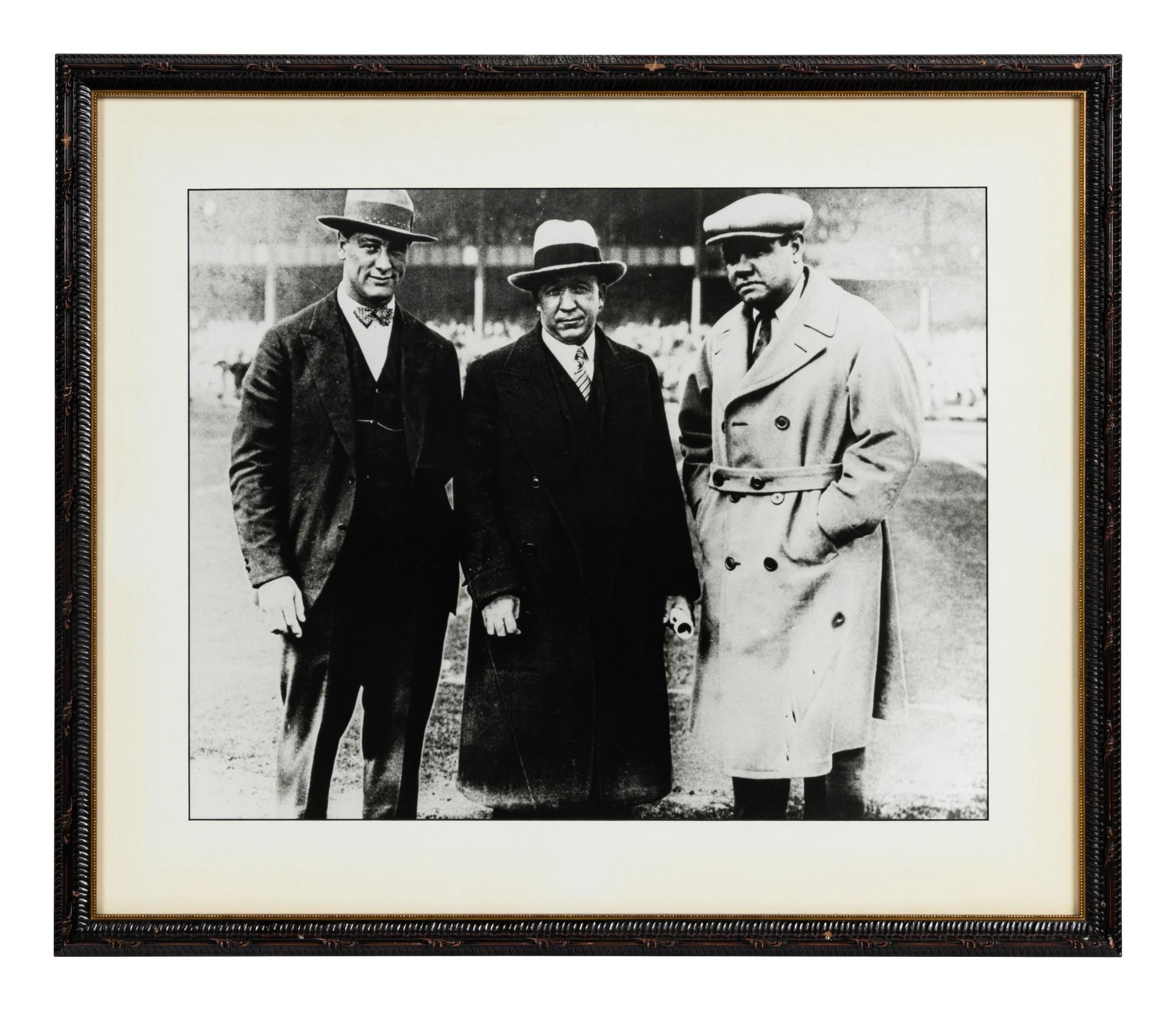 A Group of 11 Photographs of New York Yankees Players Formerly Displayed at Mike Ditka’s Restaurant