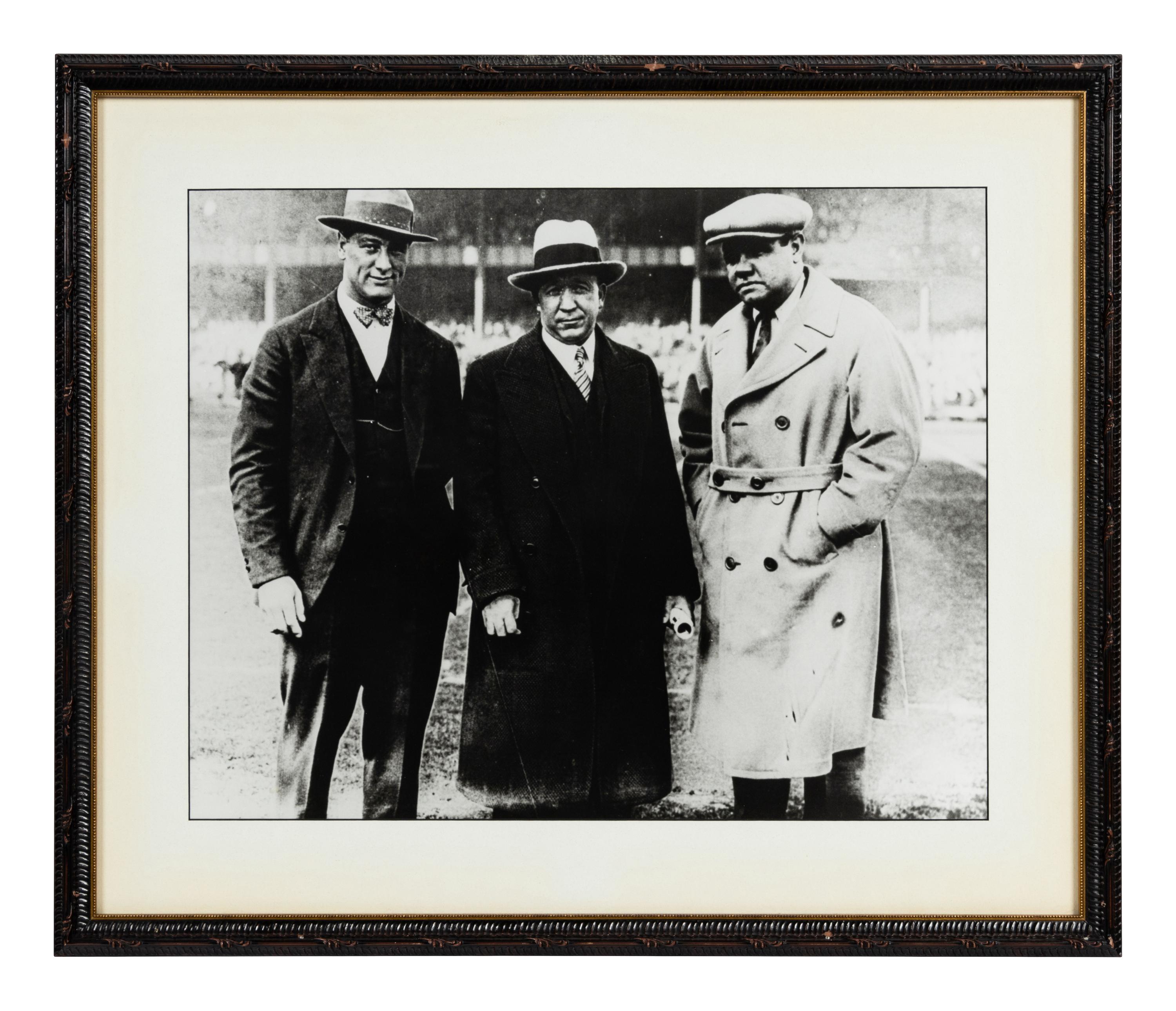 A Group of 11 Photographs of New York Yankees Players Formerly Displayed at Mike Ditka’s Restaurant