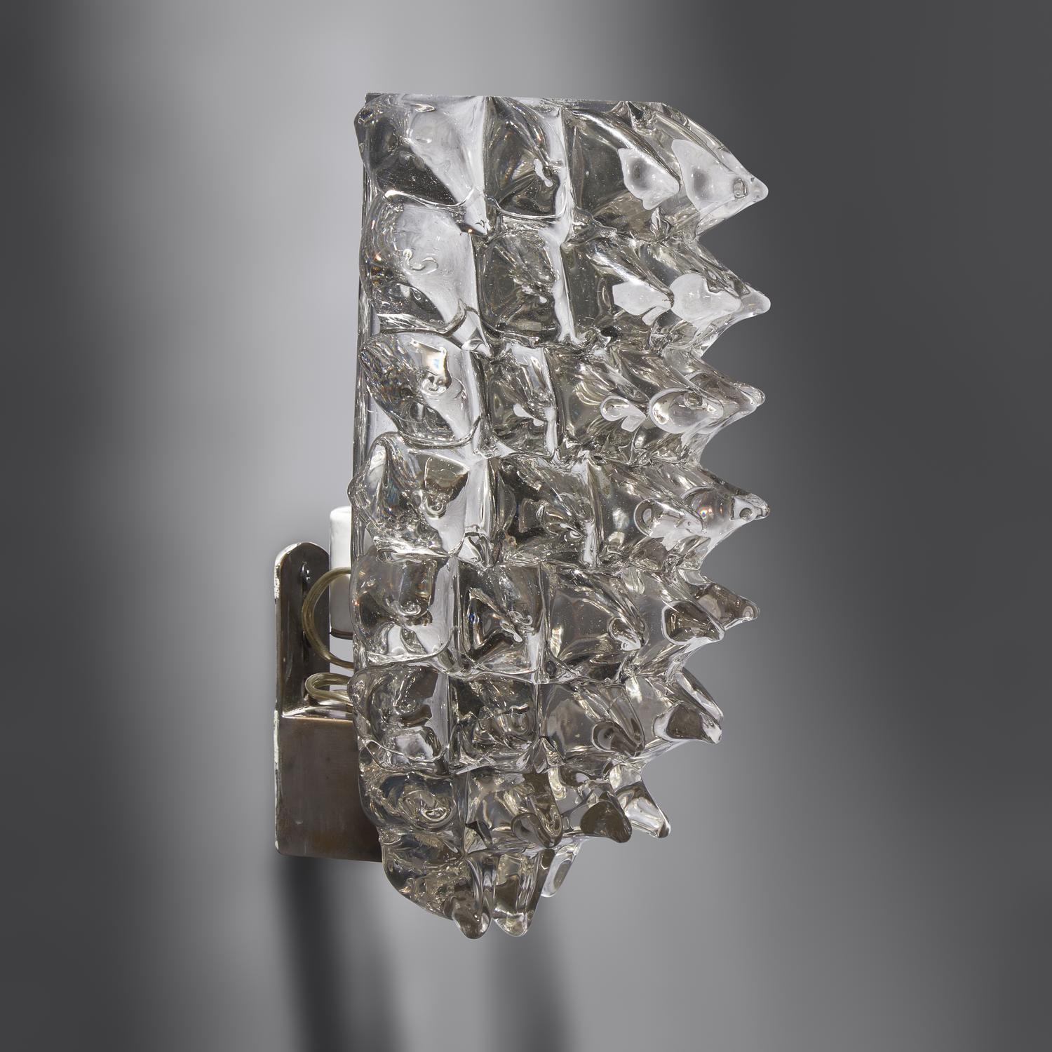 Pair of Vietro Rostrato sconces, 1938