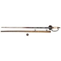 Lady Liberty Hilt Horstmann Presentation Militia Officer's Sword of Captain Charles Swearingen given by Secretary of War Simon Cameron
