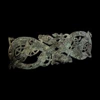 A Viking Bronze Band Fitting