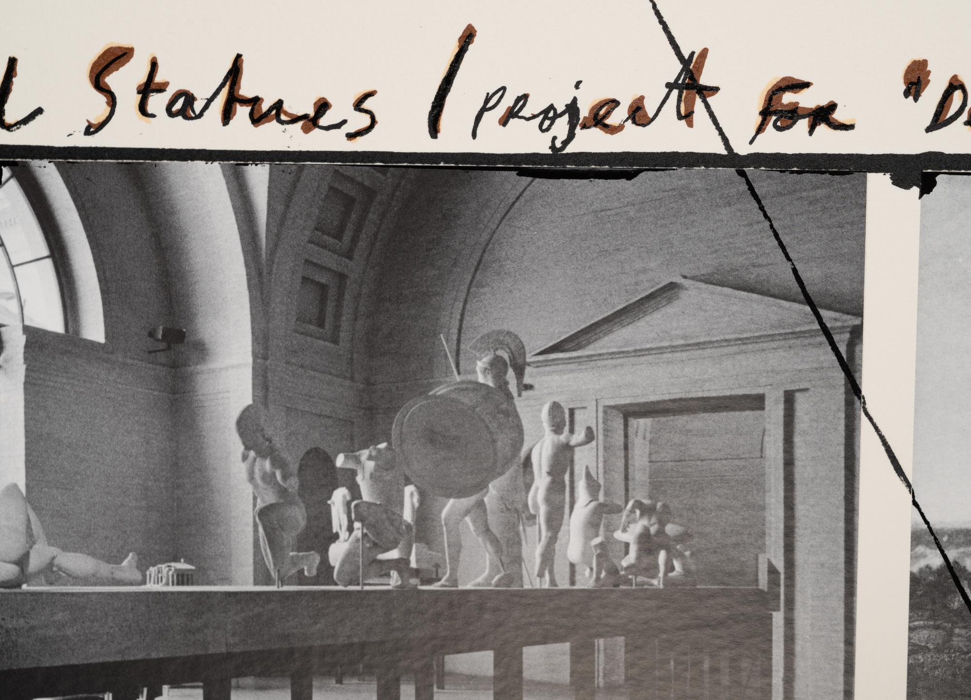 Wrapped Statues (Project for 'Der Glyptotek-München', West Germany) Aegina Temple (from Official Arts Portfolio of the XXIVth Olympiad, Seoul, Korea)
