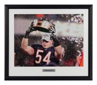 A Group of Five Photographs of Various Chicago Football Players Formerly Displayed at Mike Ditka’s Restaurant.