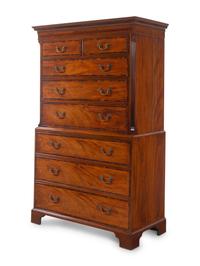 A George III Mahogany Chest-on-Chest