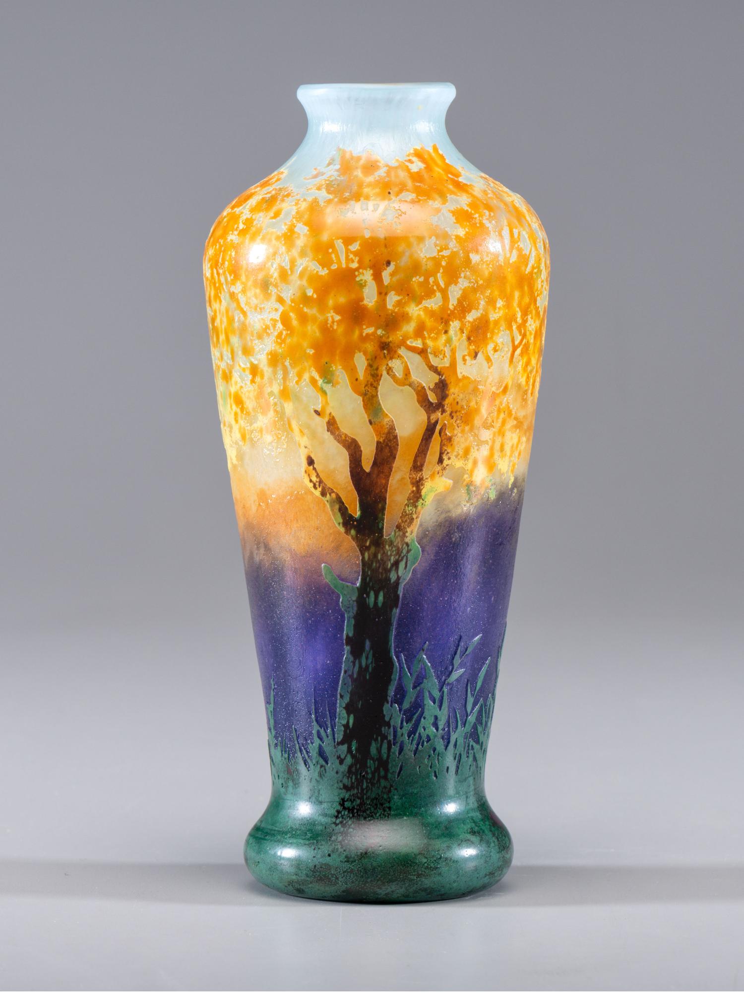 Vitrified Impressionist Vase