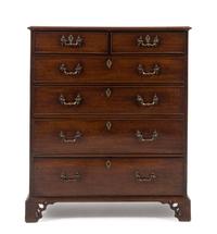 A Chippendale Style Mahogany Chest of Drawers Height 45 x width 37 3/4 x depth 20 inches. — GLOUCESTER, CIRCA 1765