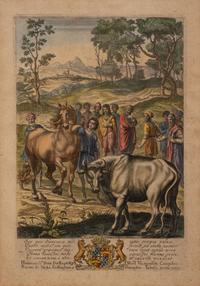 Two Pairs of Hand Colored Engravings (17th/18th Century)