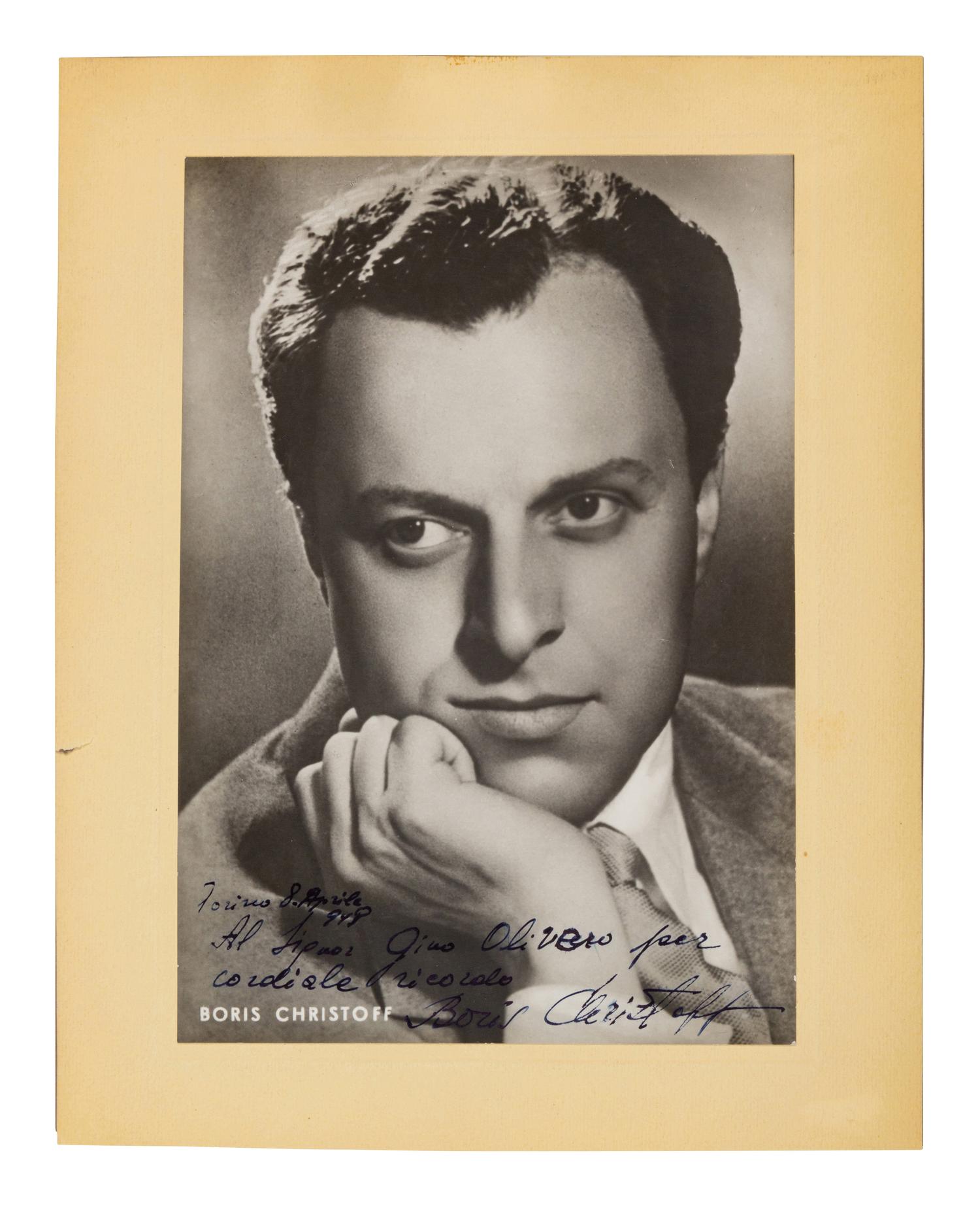 [20TH-CENTURY OPERA SINGERS]. A group of 6 photographs of opera singers from the 1940s, most signed, comprising images of: