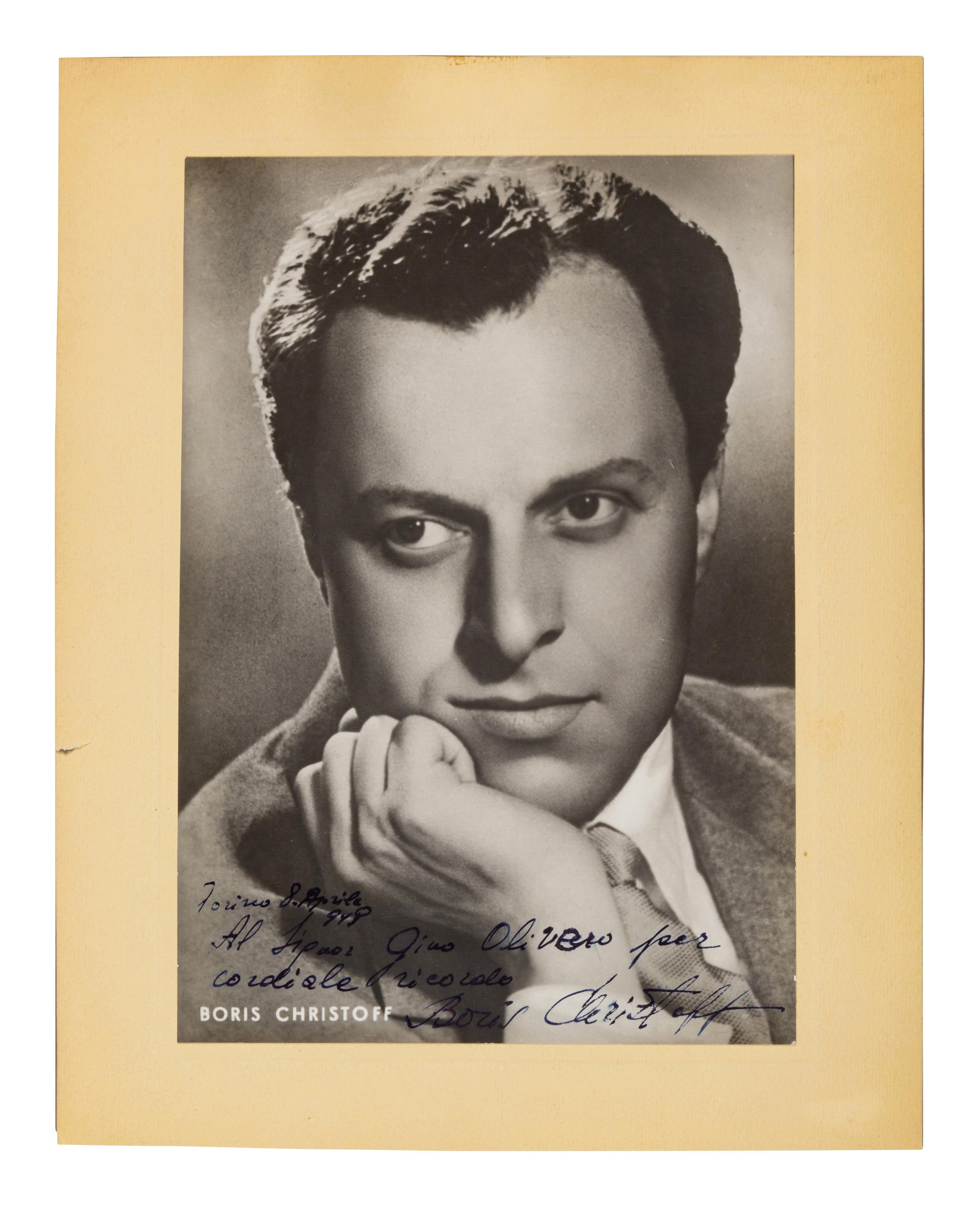 [20TH-CENTURY OPERA SINGERS]. A group of 6 photographs of opera singers from the 1940s, most signed, comprising images of: