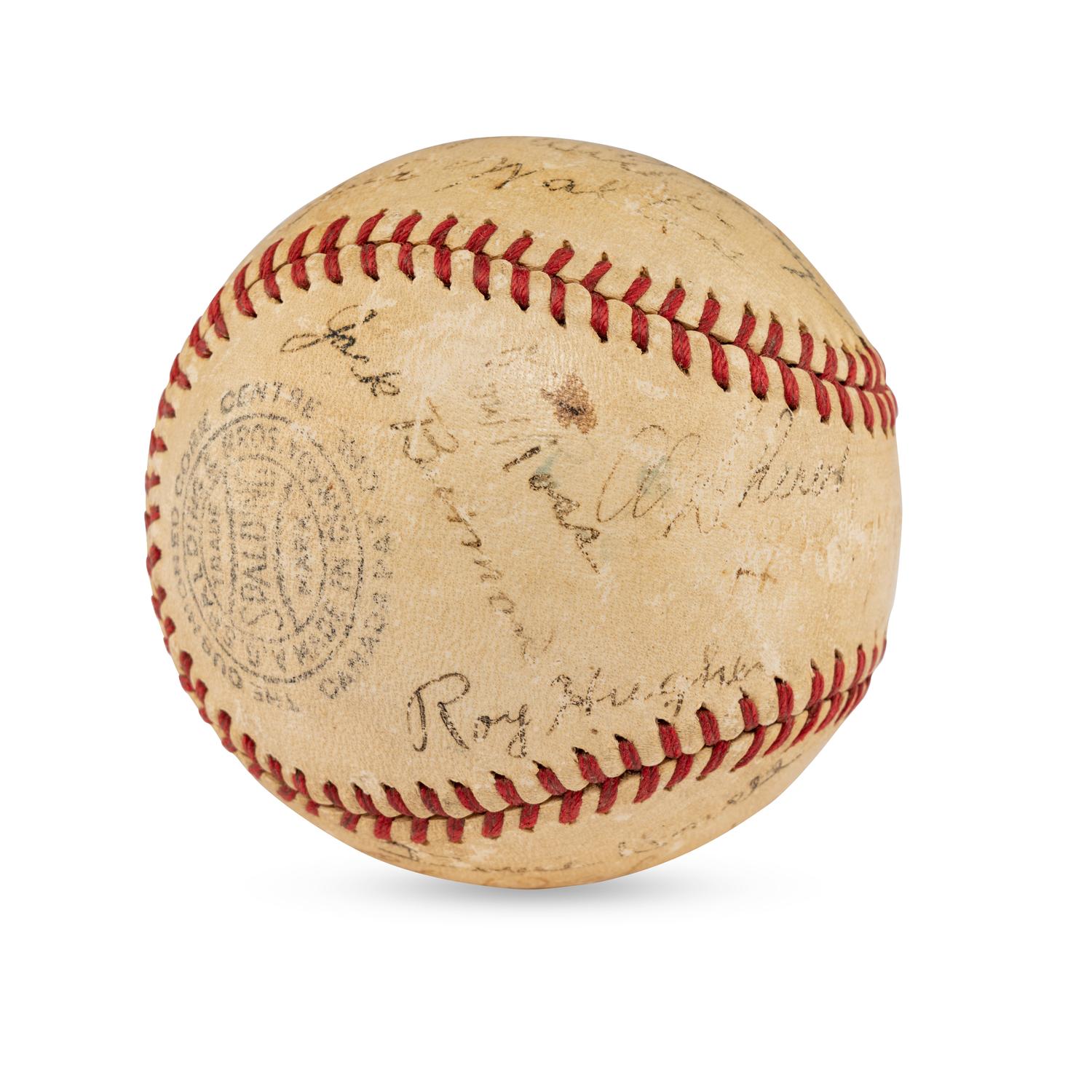 A 1941 Montreal Royals Team Signed Autograph Baseball