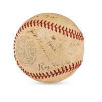 A 1941 Montreal Royals Team Signed Autograph Baseball