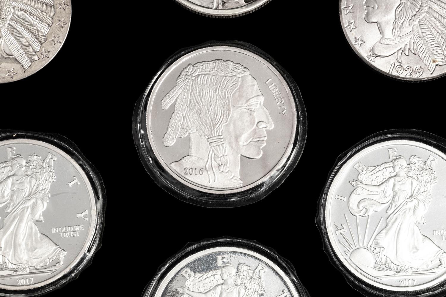 [PRIVATE ISSUE] Seven 5 Troy Oz. Silver Rounds