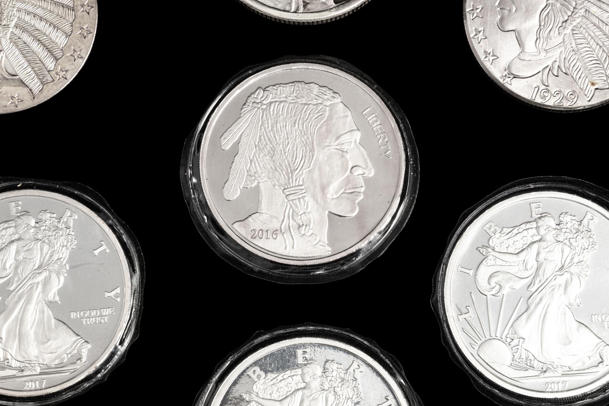[PRIVATE ISSUE] Seven 5 Troy Oz. Silver Rounds
