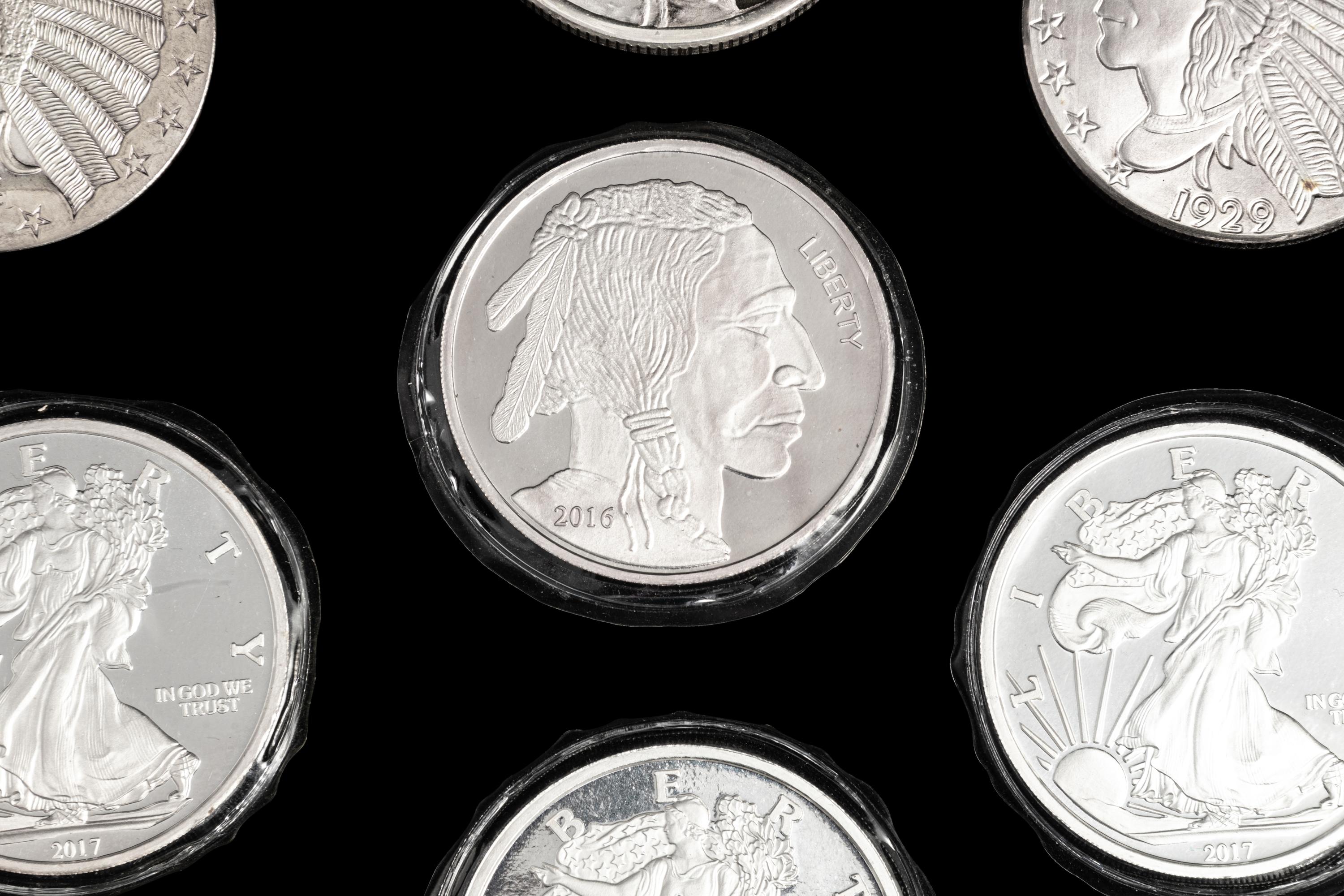 [PRIVATE ISSUE] Seven 5 Troy Oz. Silver Rounds