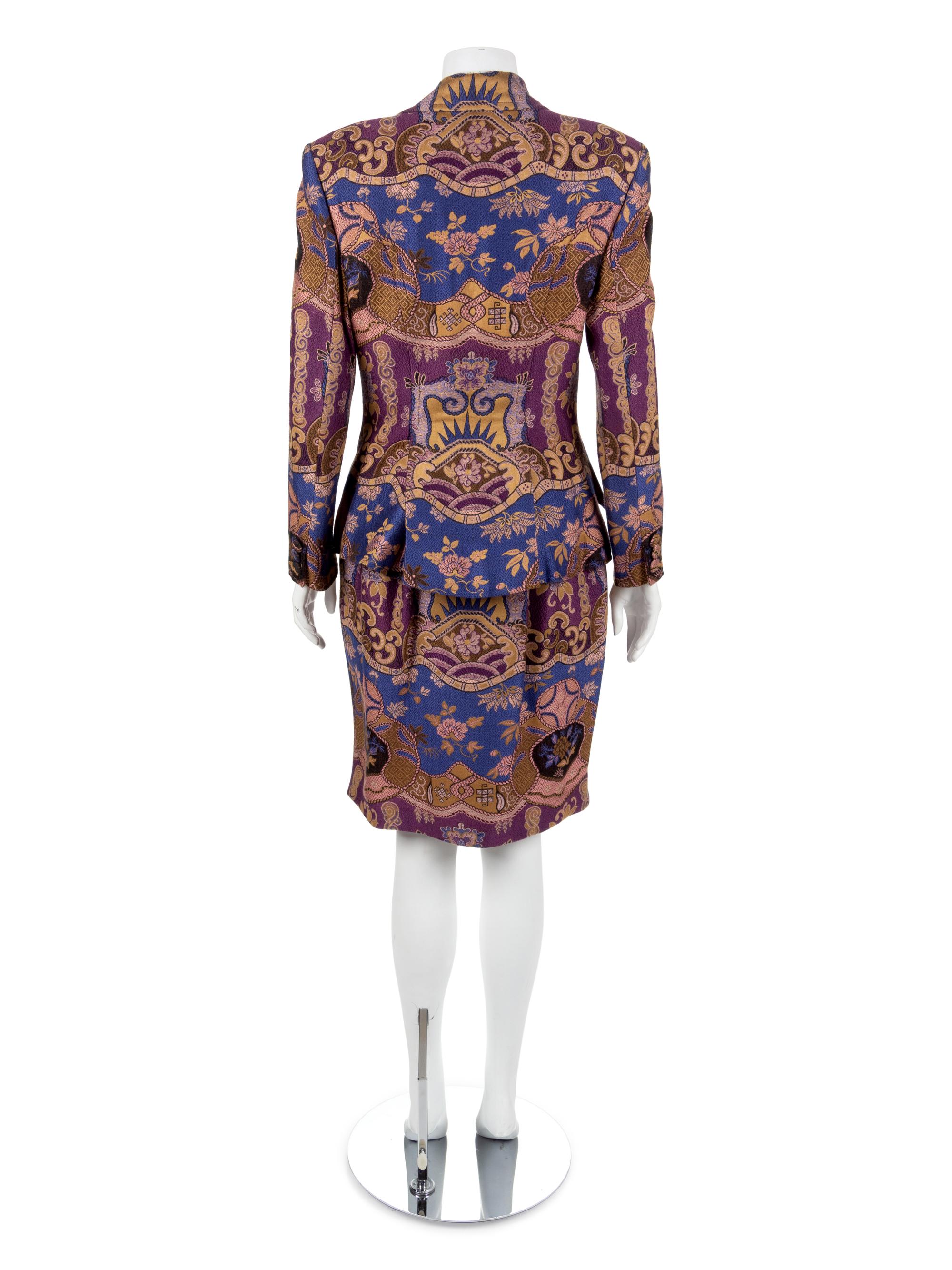 Christian Lacroix Jacket and Skirt, 1980-90s