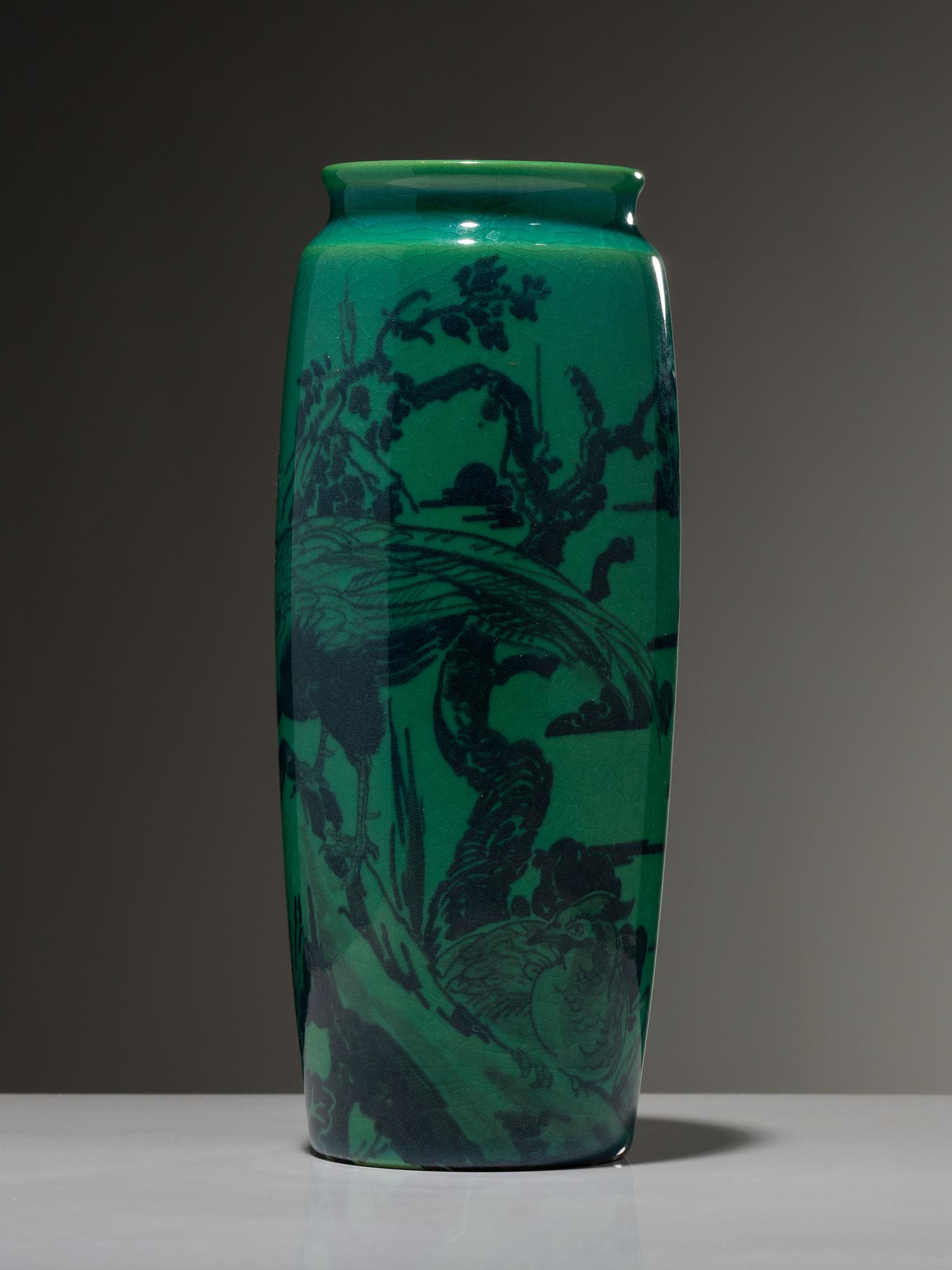 Two-Color Scenic Vase, 1920