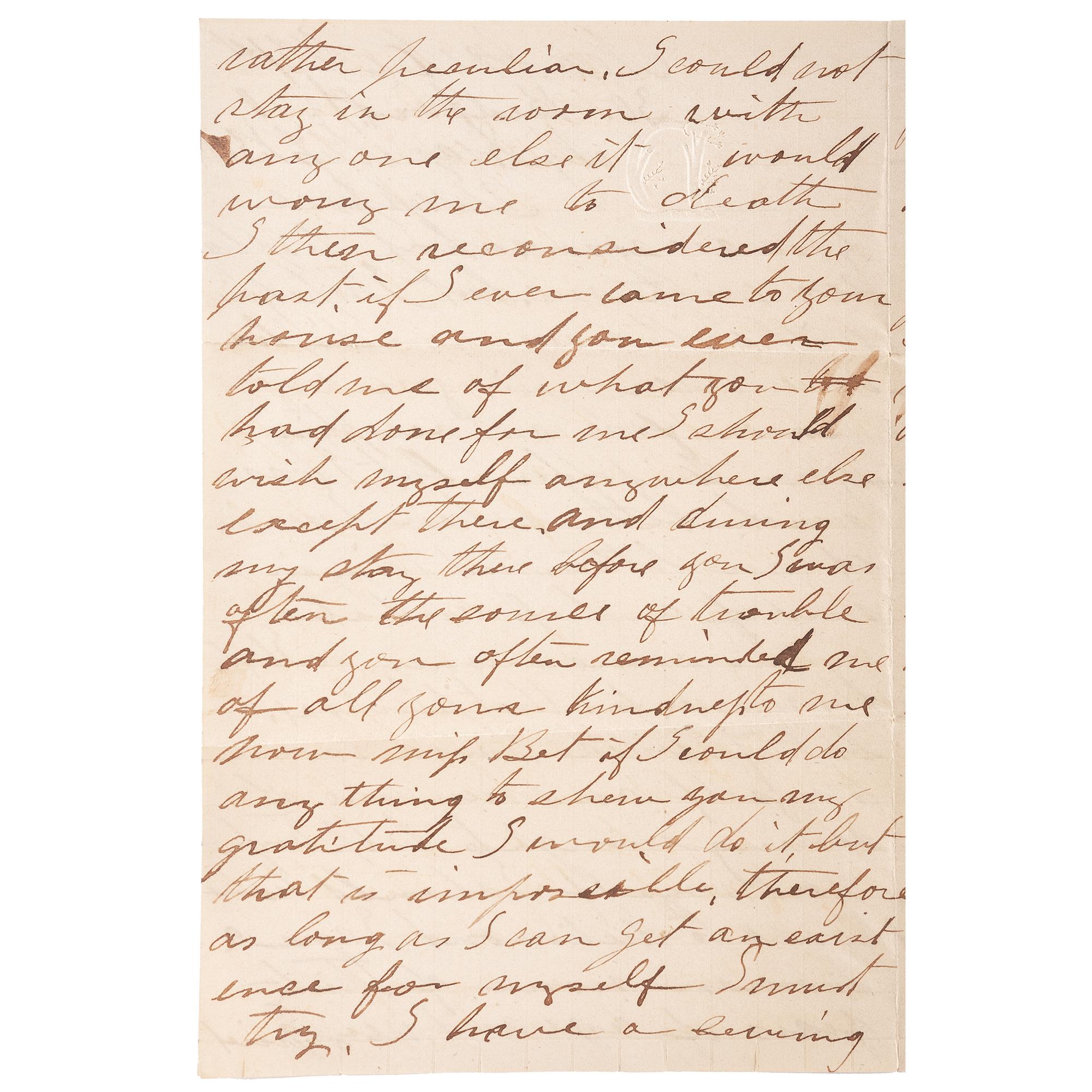 Van Lew Family Archive, Incl. Letters from Civil War Spymaster Elizabeth Van Lew and Slave-Turned-Spy Mary Bowser