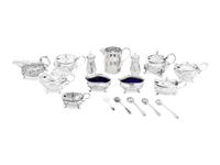 A Group of Twelve Silver Serving Articles