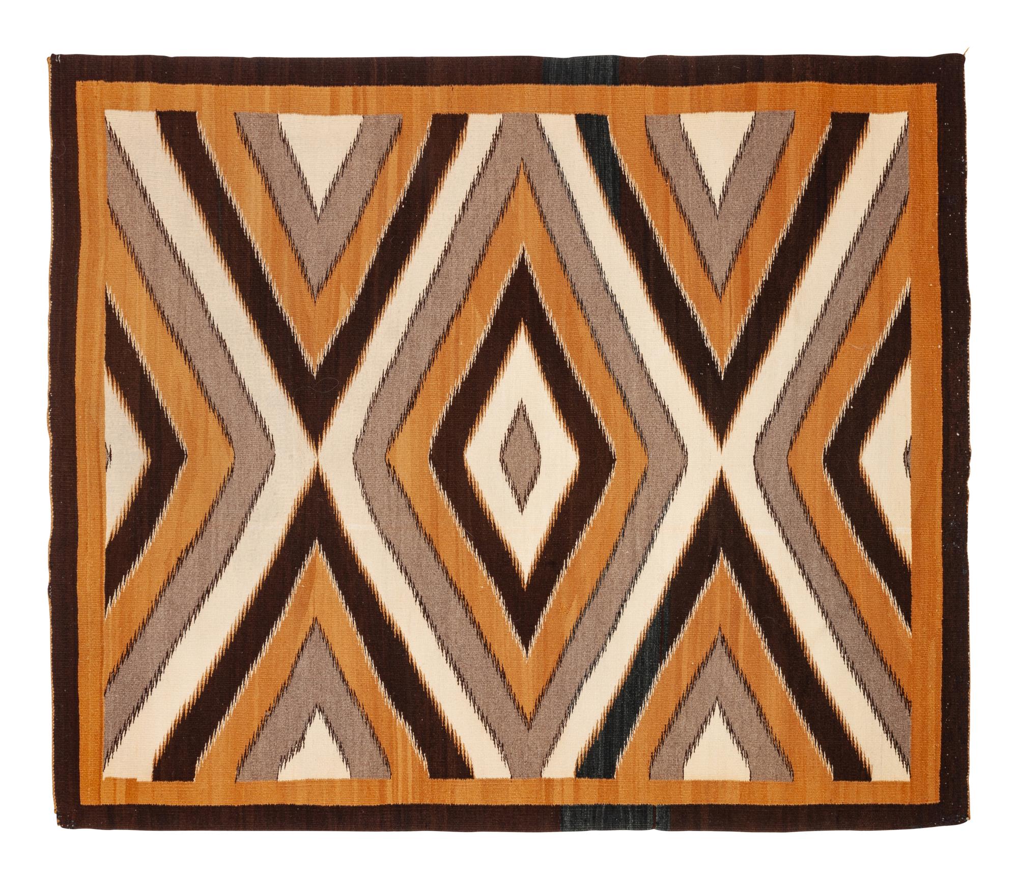 Two Navajo Eastern Reservation Weavings