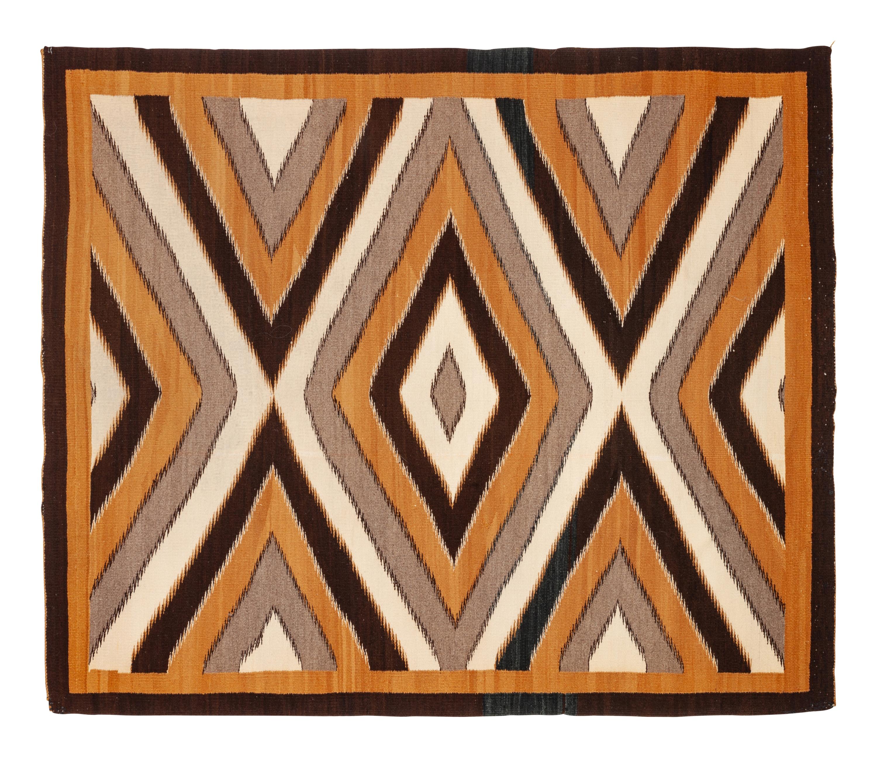 Two Navajo Eastern Reservation Weavings