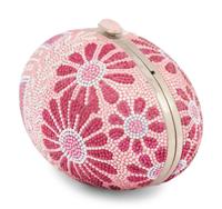 Judith Leiber Pink Egg Minaudière