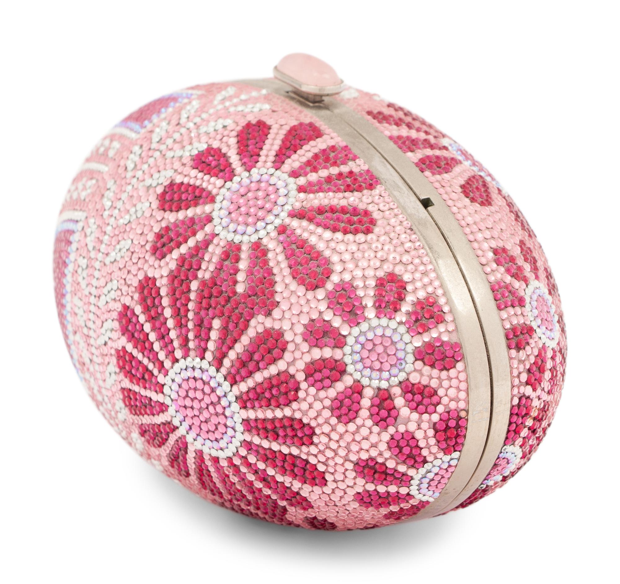 Judith Leiber Pink Egg Minaudière