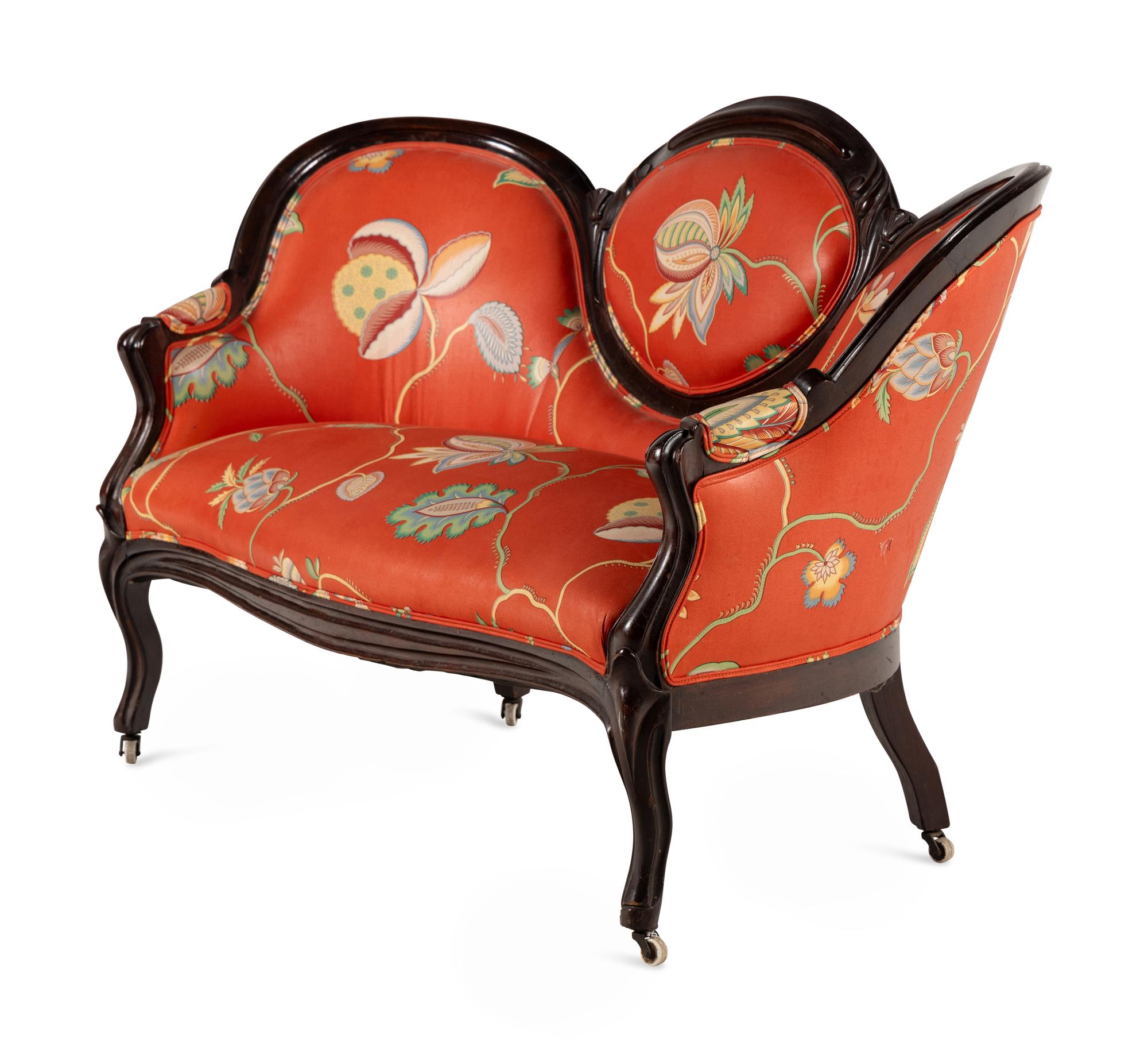A Victorian Mahogany Settee