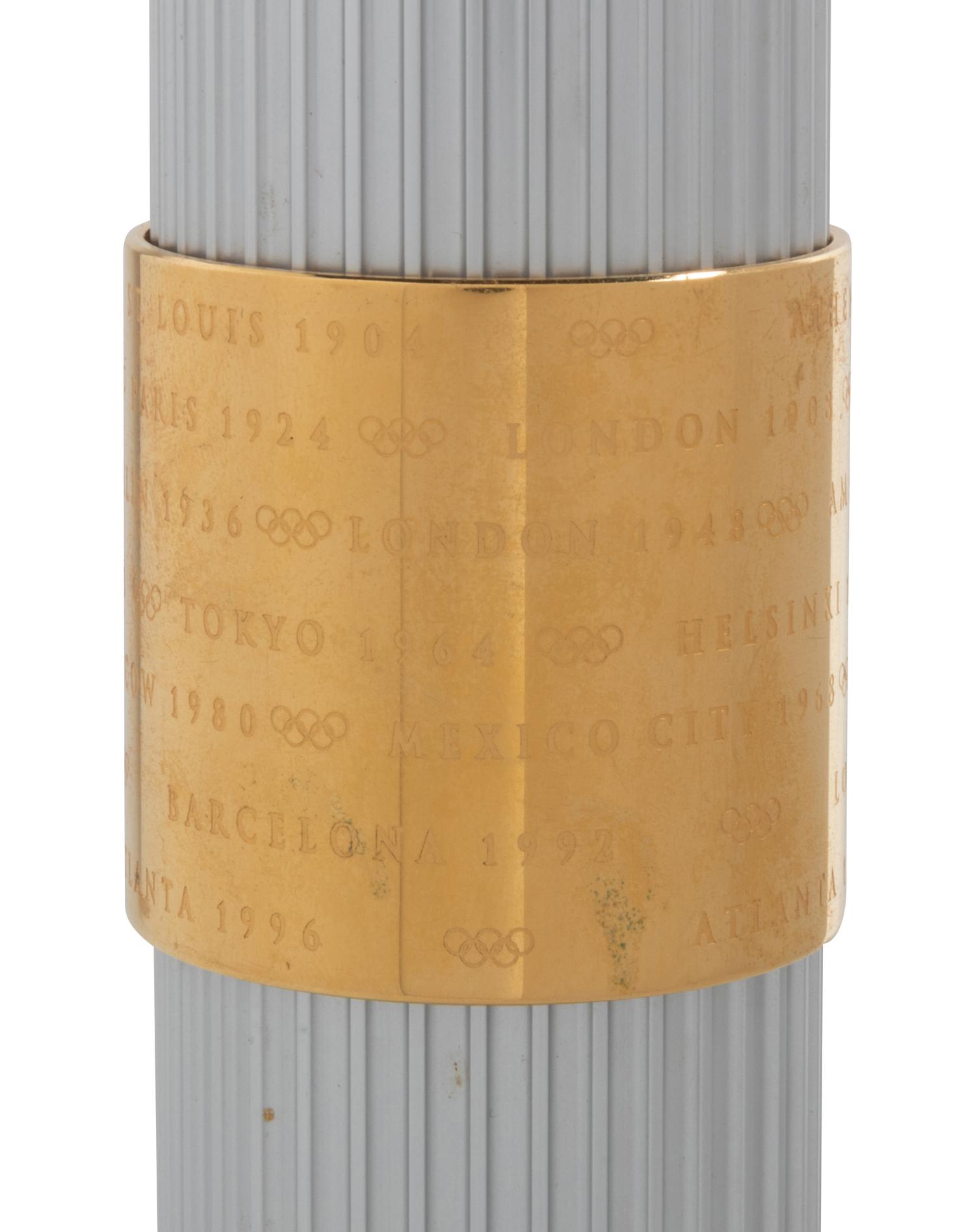 A 1996 Atlanta Olympics Relay Torch,
