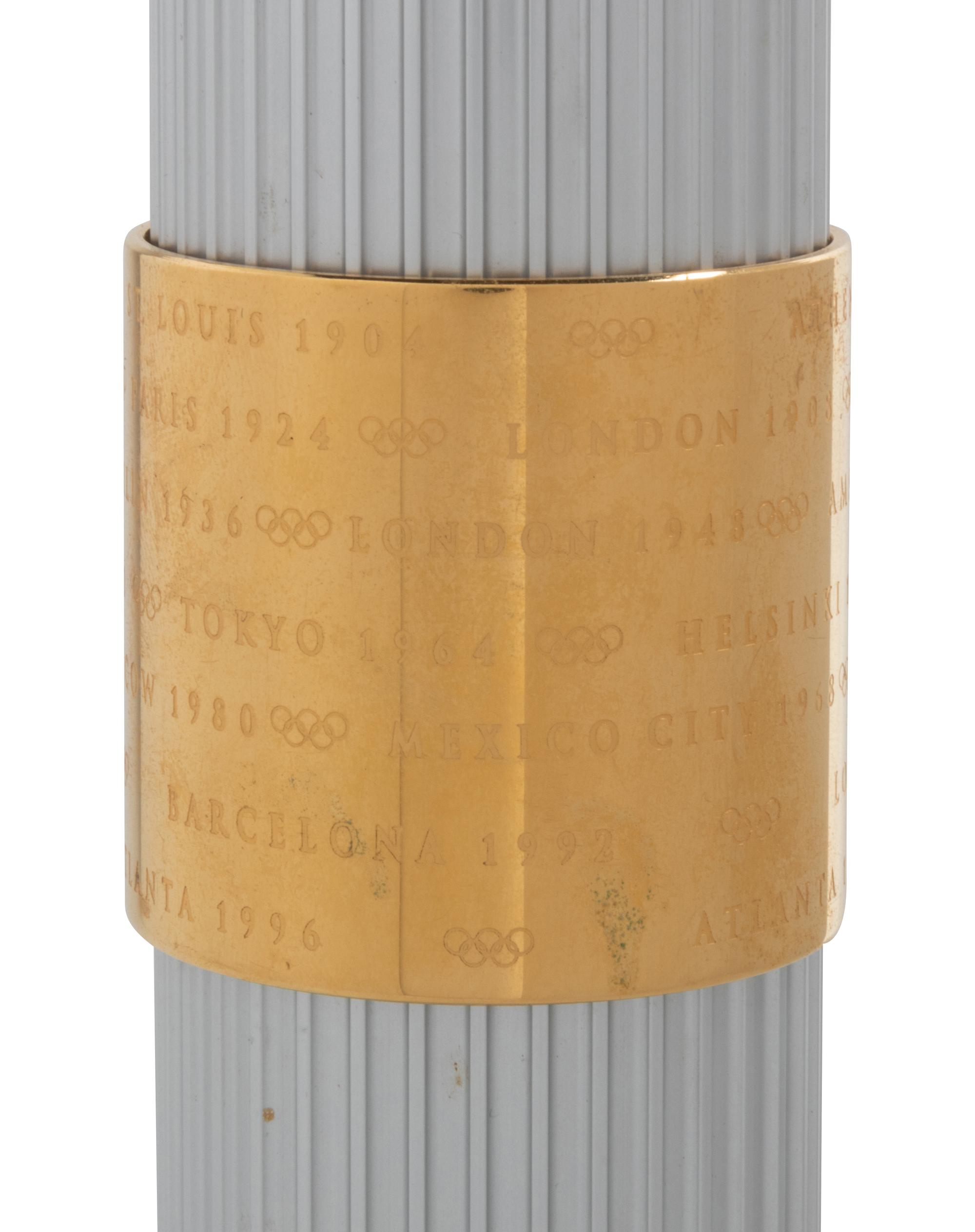A 1996 Atlanta Olympics Relay Torch,