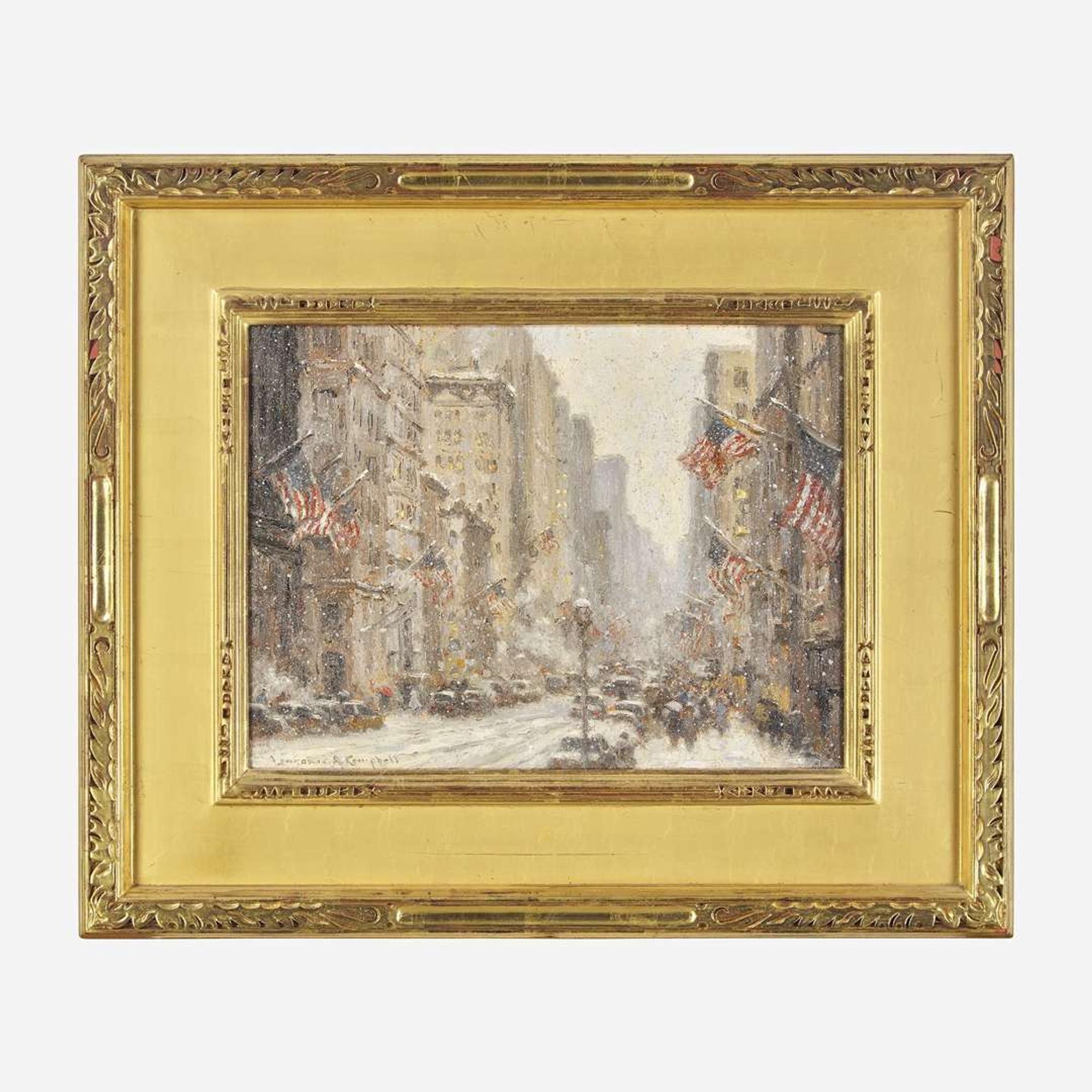 Laurence A. Campbell (American, 1939) 5th Avenue, New York City