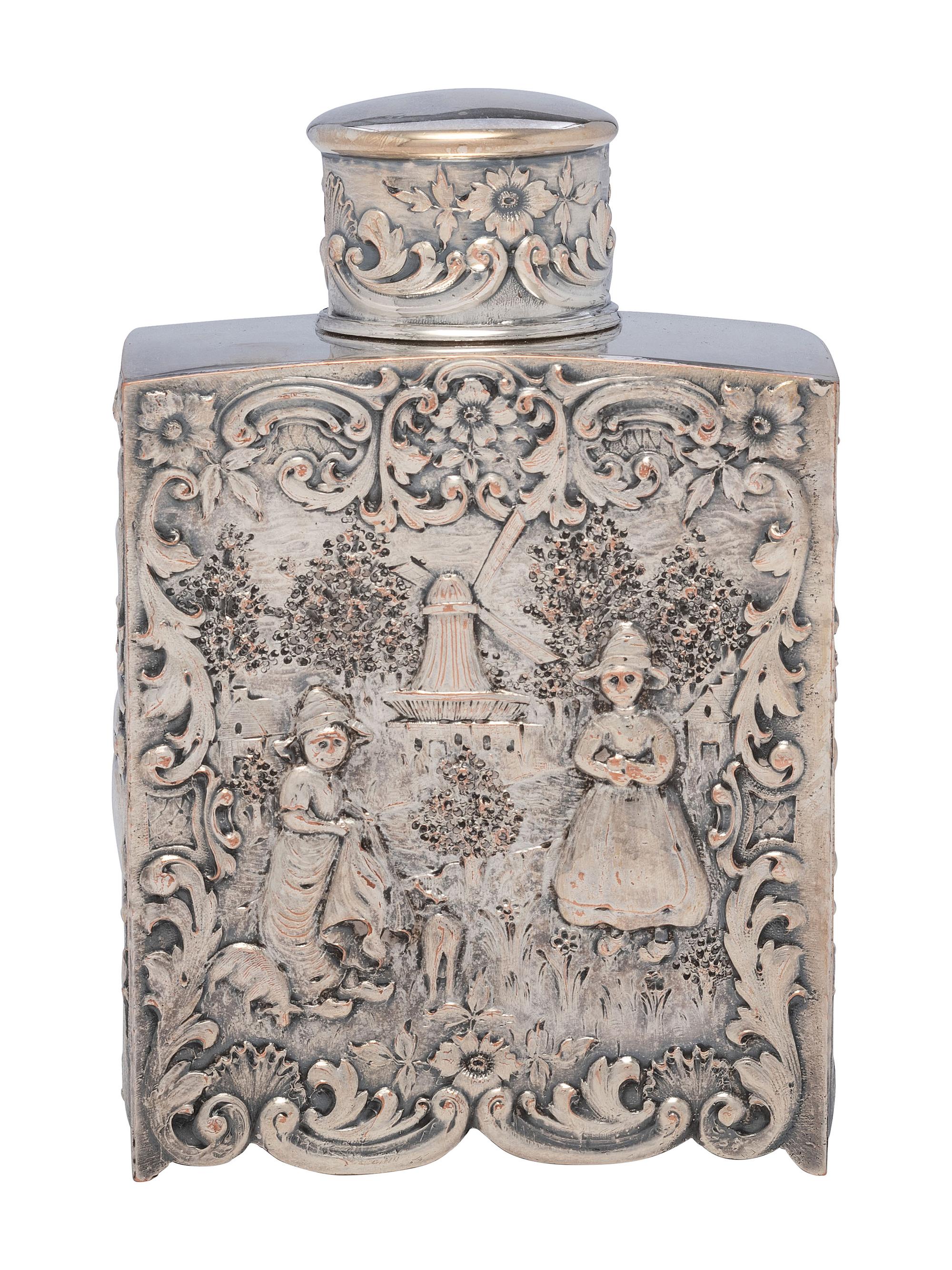 An American Silverplate Caddy