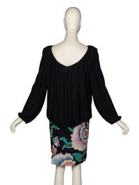 Bob Mackie Dress with Beaded Floral Detail
