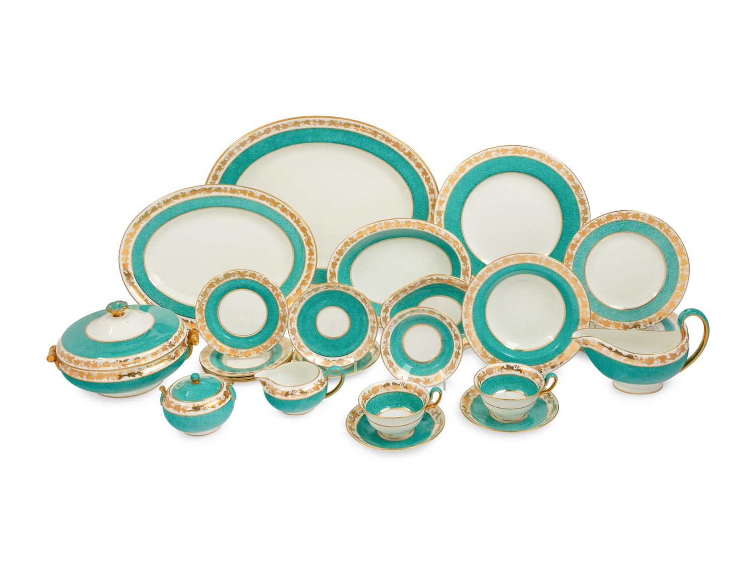 A Wedgwood Porcelain Dinner Service