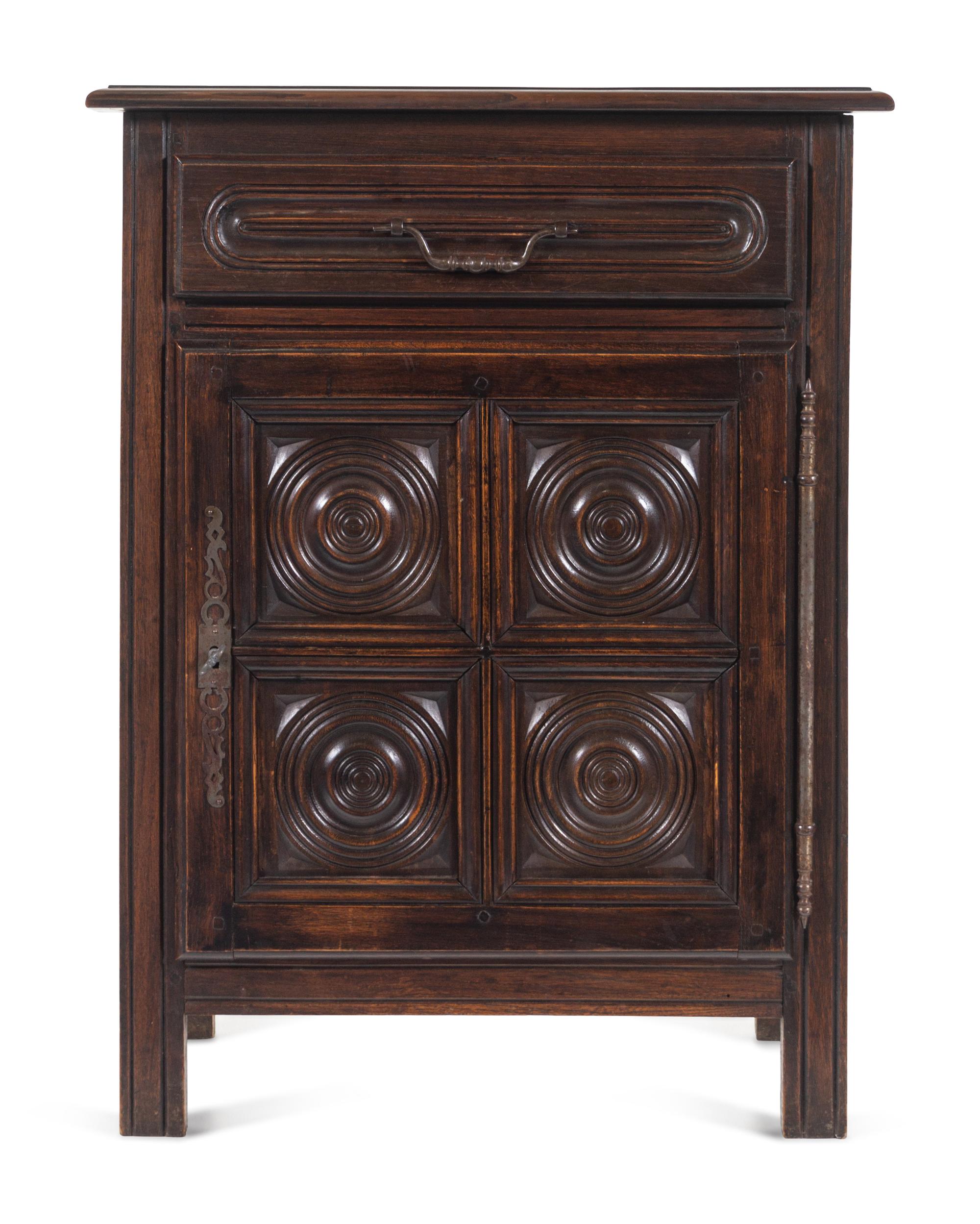 A Dutch Baroque Style Oak Cabinet