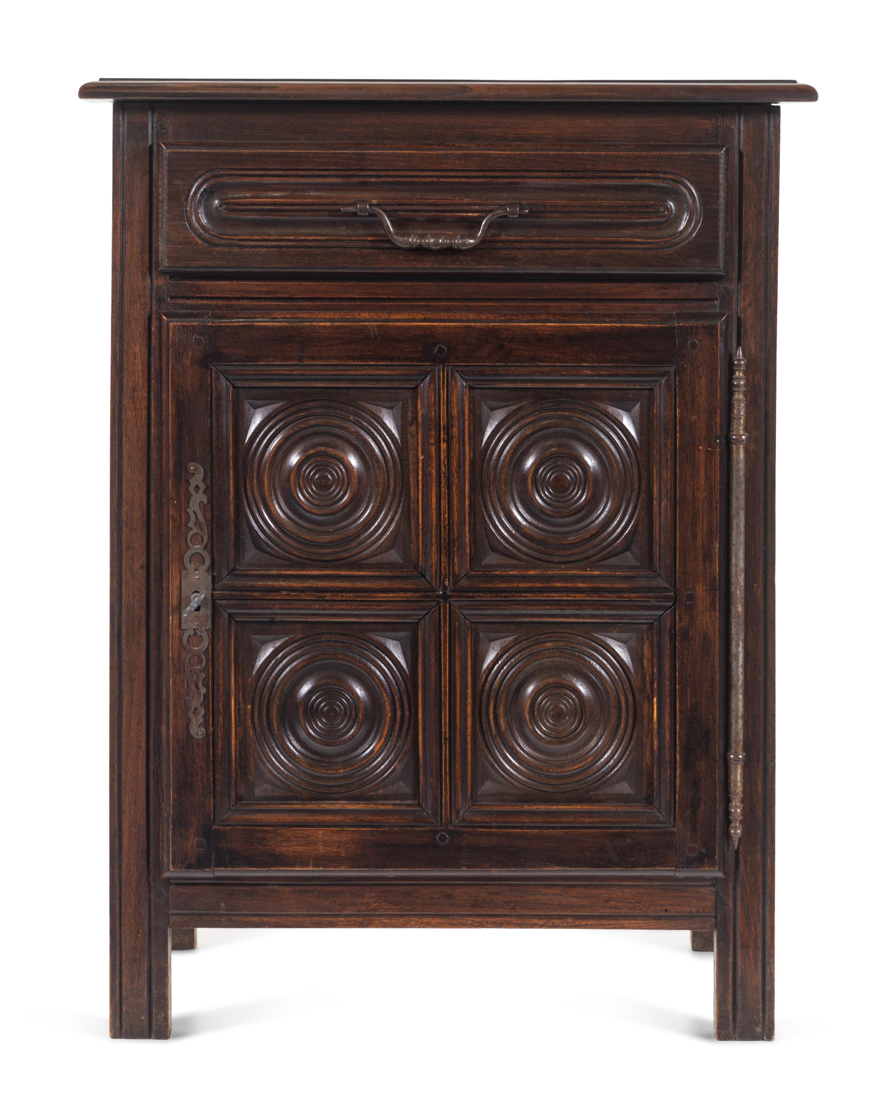 A Dutch Baroque Style Oak Cabinet