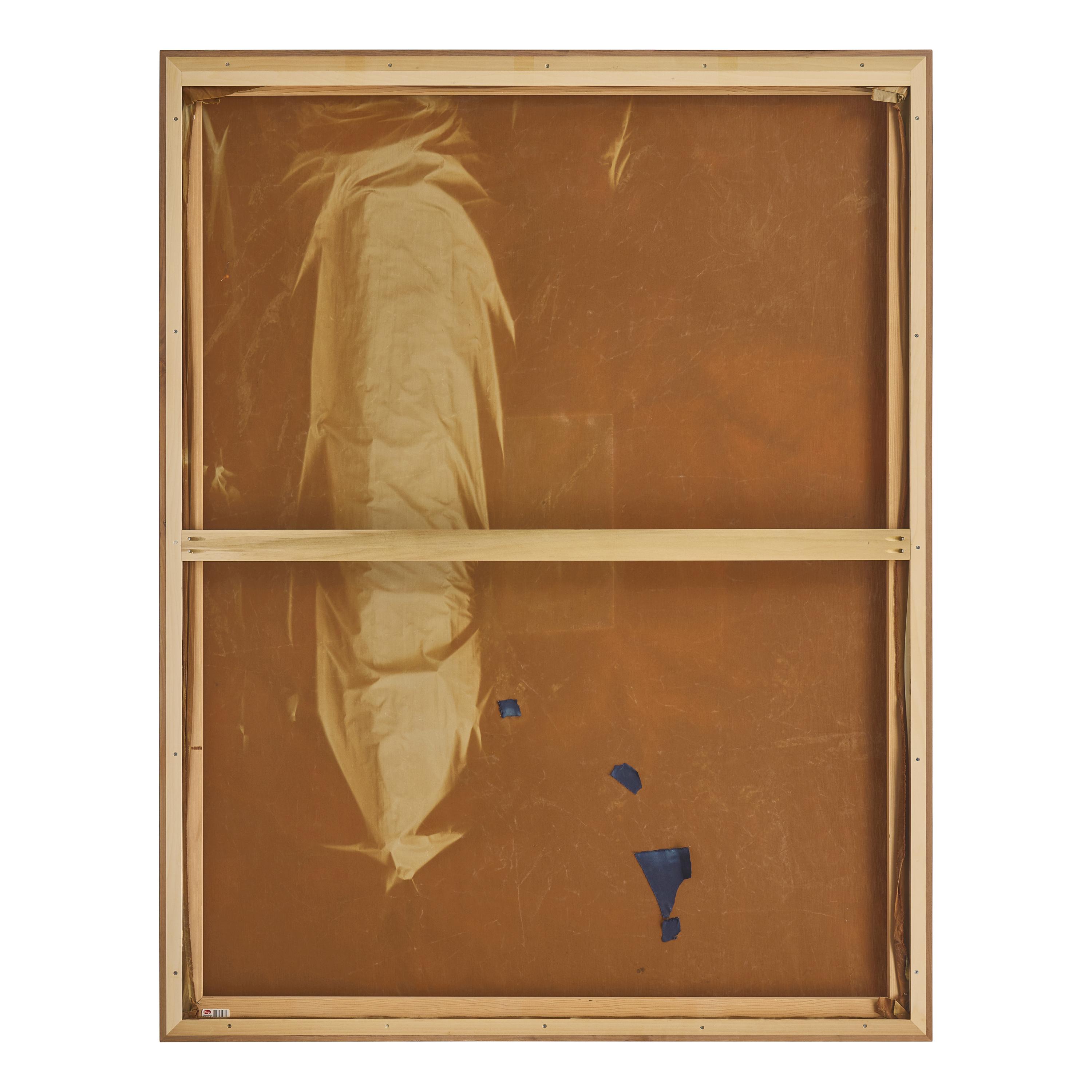 Chris Duncan (American, b. 1974) — Blue Cinderblock (Winter-Summer 2015) 6 Month Exposure, 2015