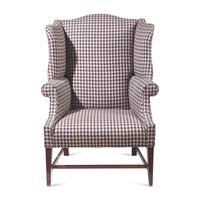 A Federal Inlaid Mahogany Easy Chair