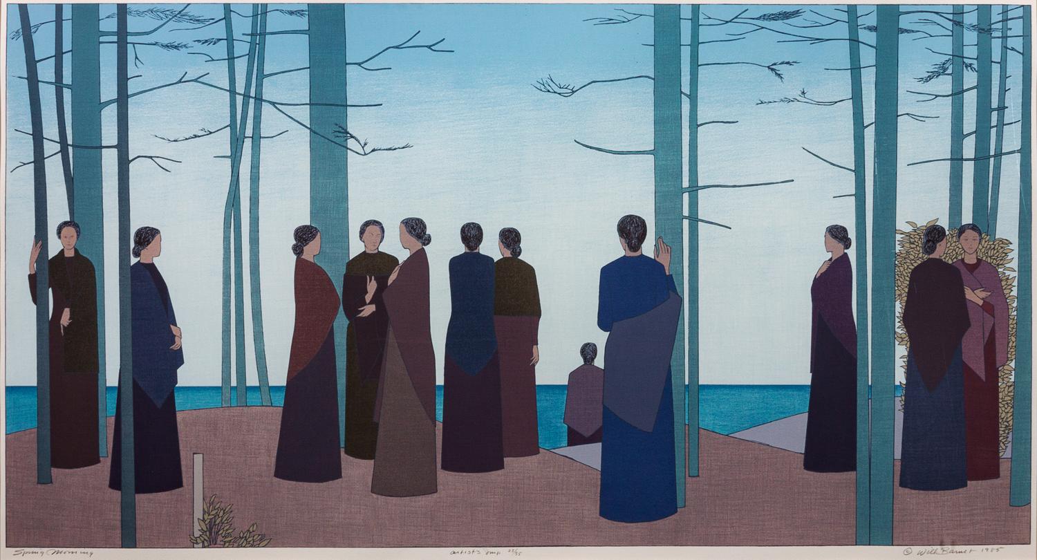 Will Barnet, (American, 1911-2012), Spring Morning, 1985