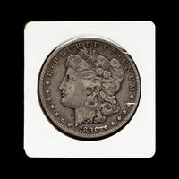 An 1890-CC Morgan $1 Coin