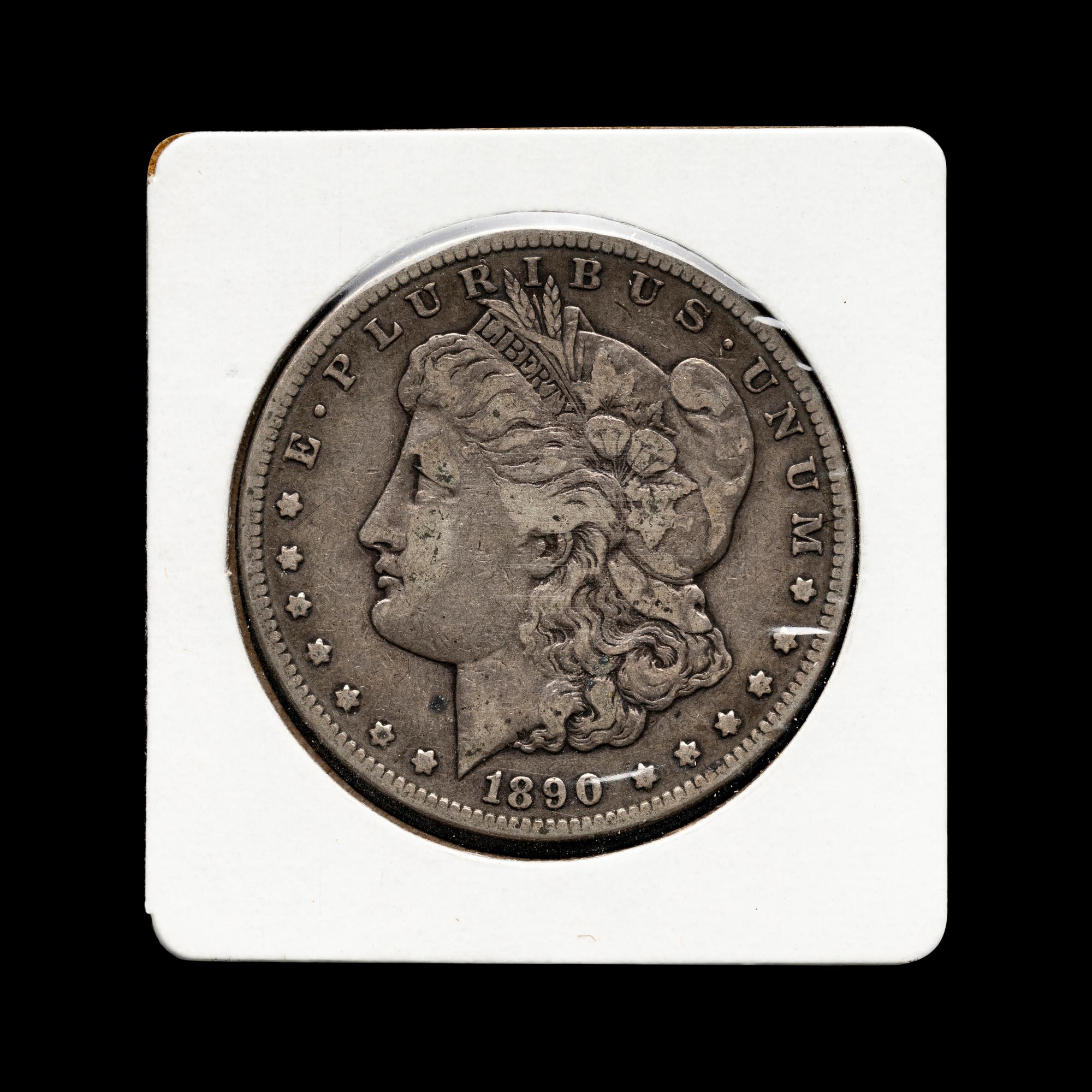 An 1890-CC Morgan $1 Coin